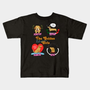 Golden Girls Dogs Kids T-Shirt